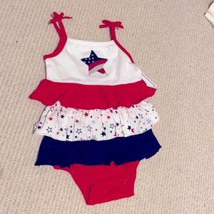 NWT Patriotic One Piece Outfit 18Mo